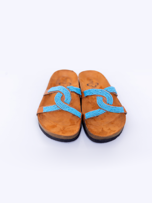 Hug Strap Blue Sandals