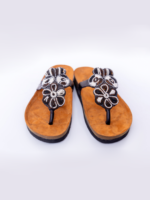 Chocolate Cosmos Sandals
