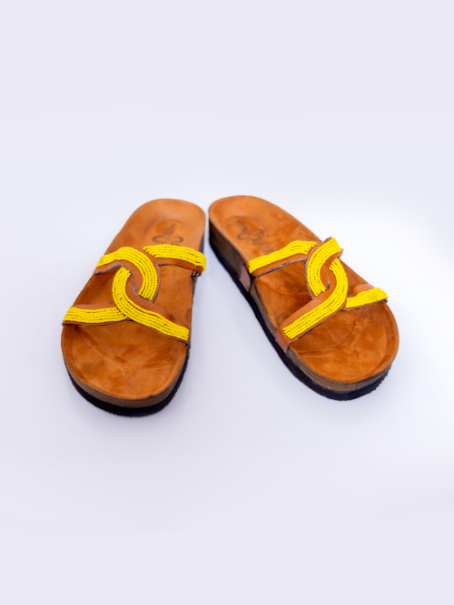 Hug Strap Yellow Sandals